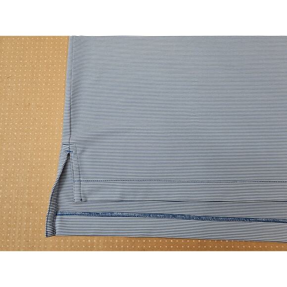Peter Millar Shirt Mens Large Blue Summer Comfort Polo Golf Short Sleeve Stripe - Picture 5 of 14